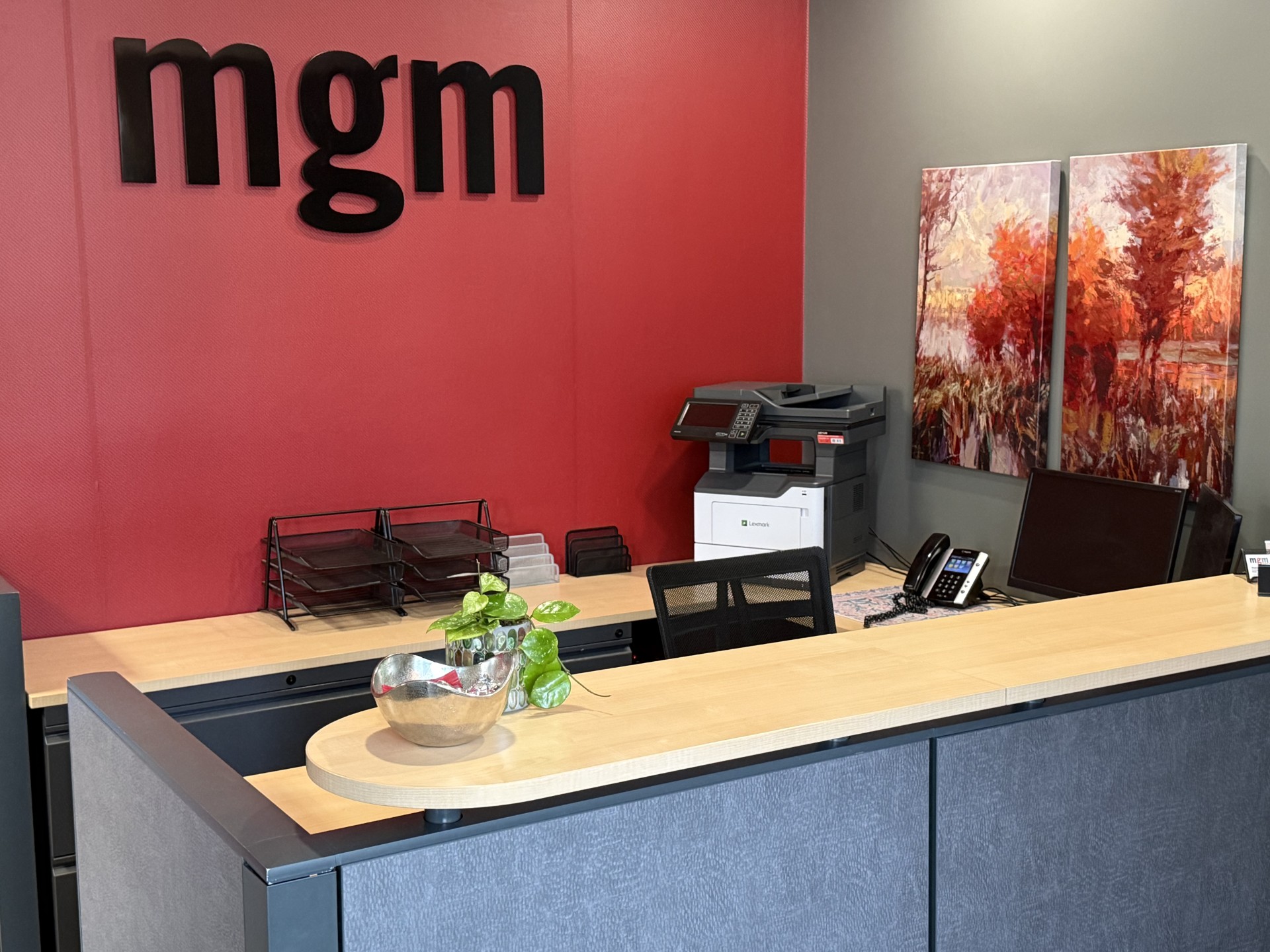 MGM Property Management office desk